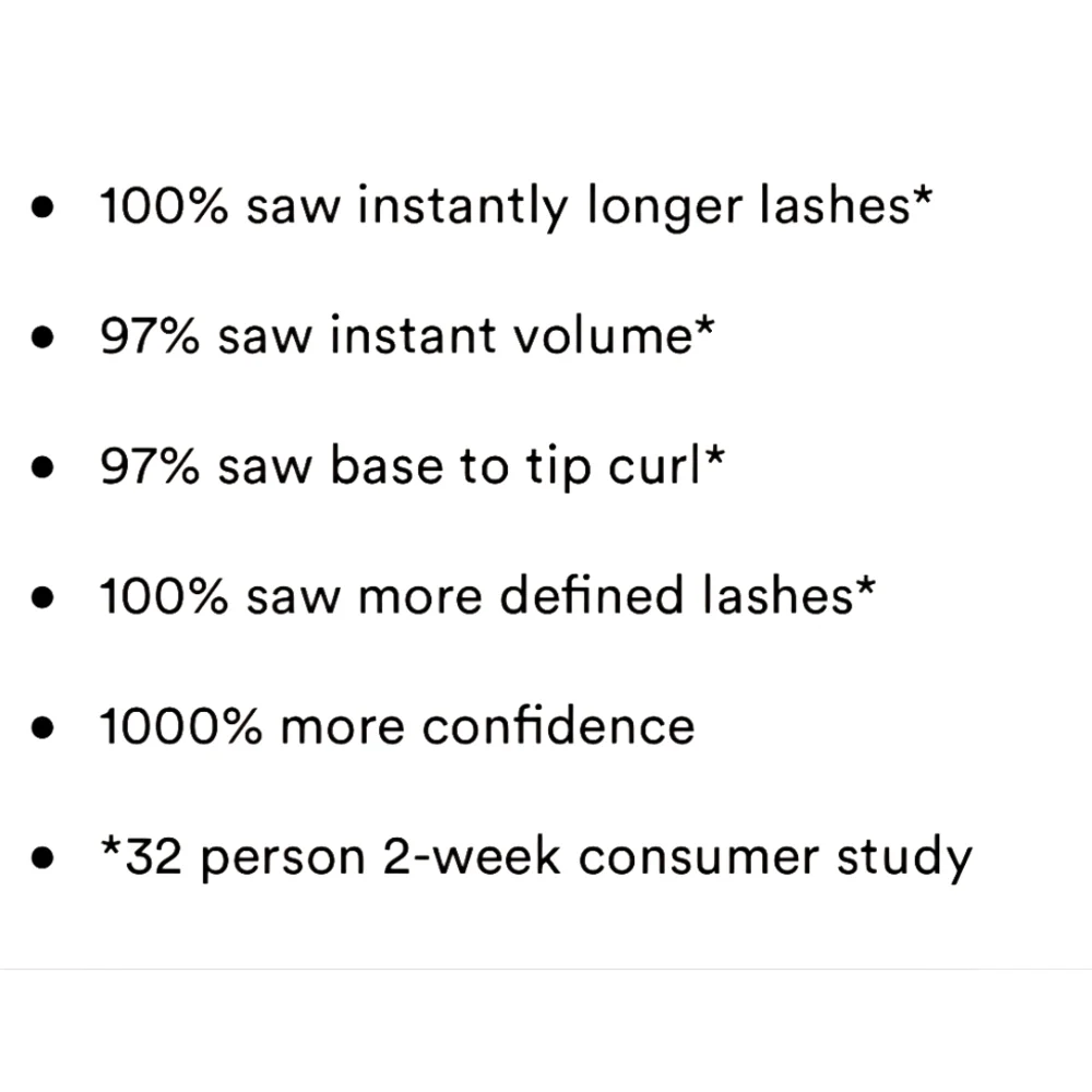POLITE SOCIETY GREATEST LASHES OF ALL TIME VOLUMIZING & LENGTHENING MASCARA.